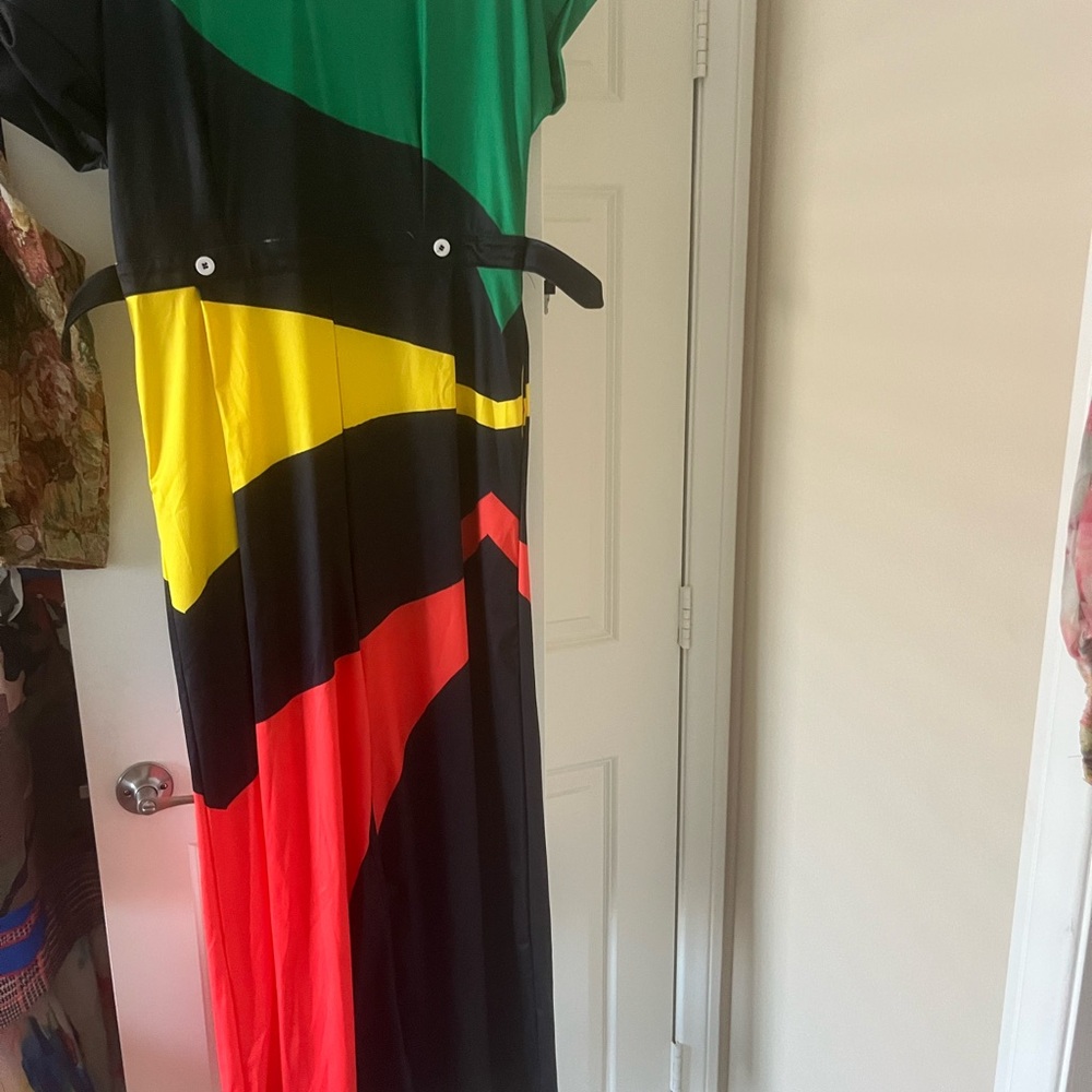 NWOT Colorful Women's Jumpsuit XL Not Branded